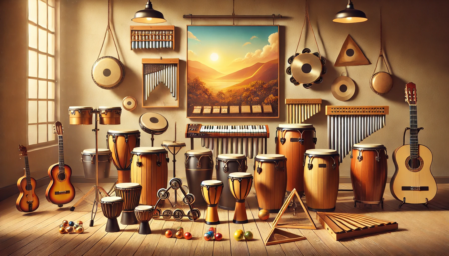 contoh alat musik ritmis