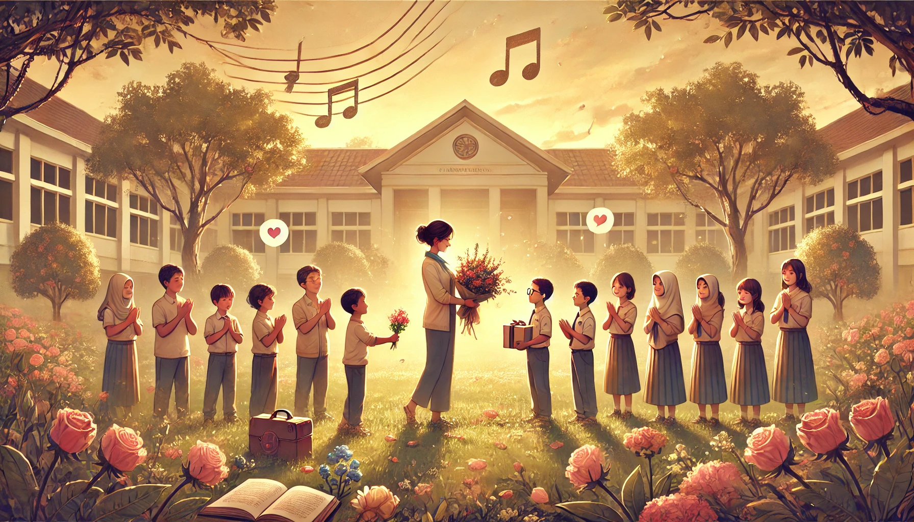 Lirik Lagu Terima Kasih Guruku Ena Voice Yang Menghangatkan Hati Para Murid Indonesia