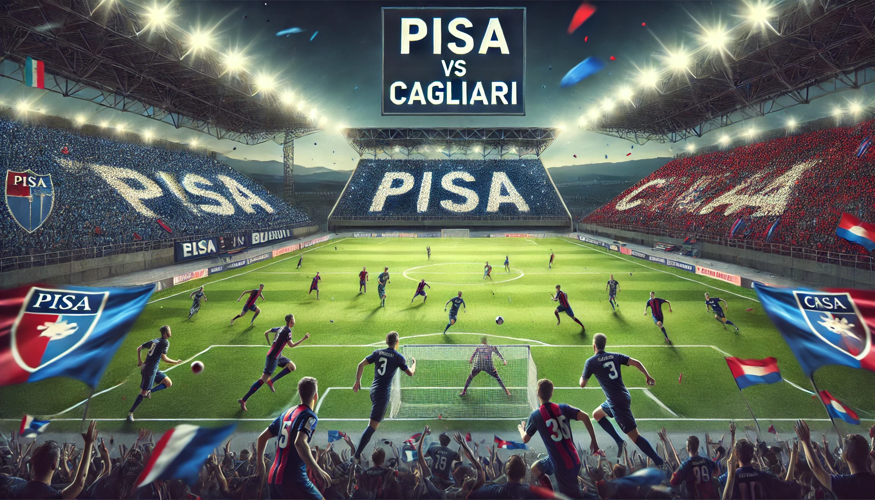 Pertandingan Pisa vs Cagliari Panas Serie A Italia