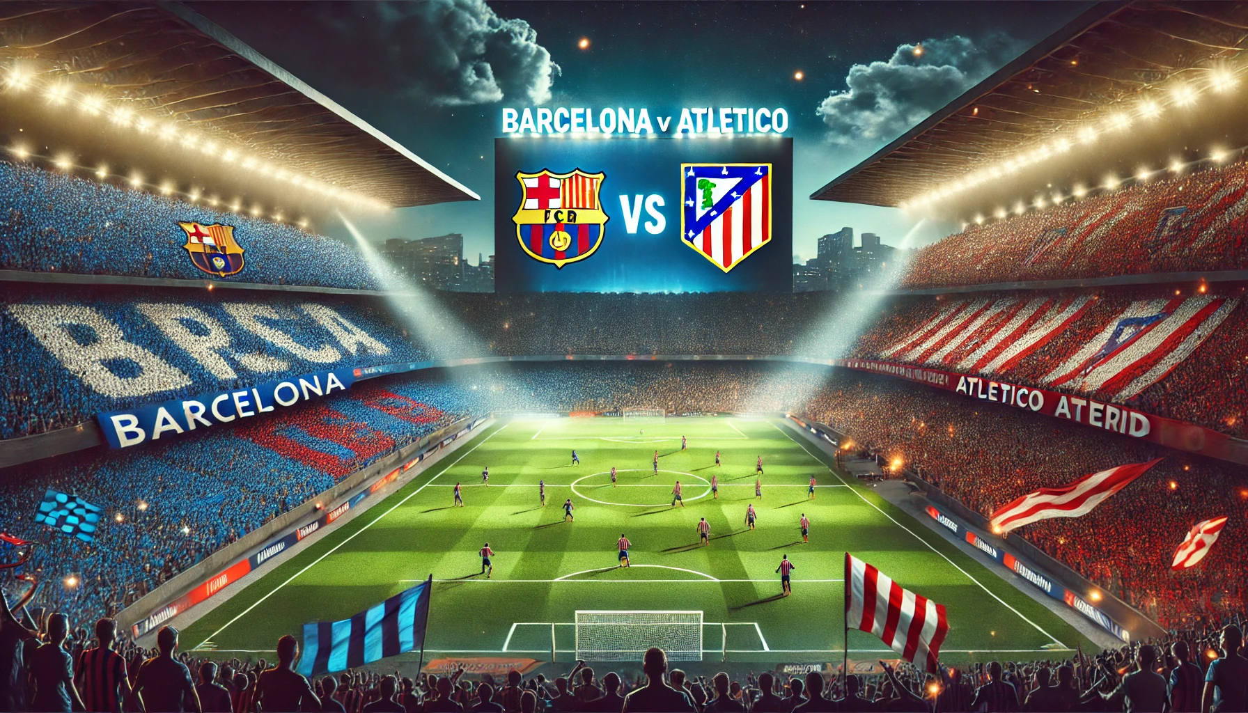 Pertandingan Barcelona vs Atletico Duel Panas La Liga
