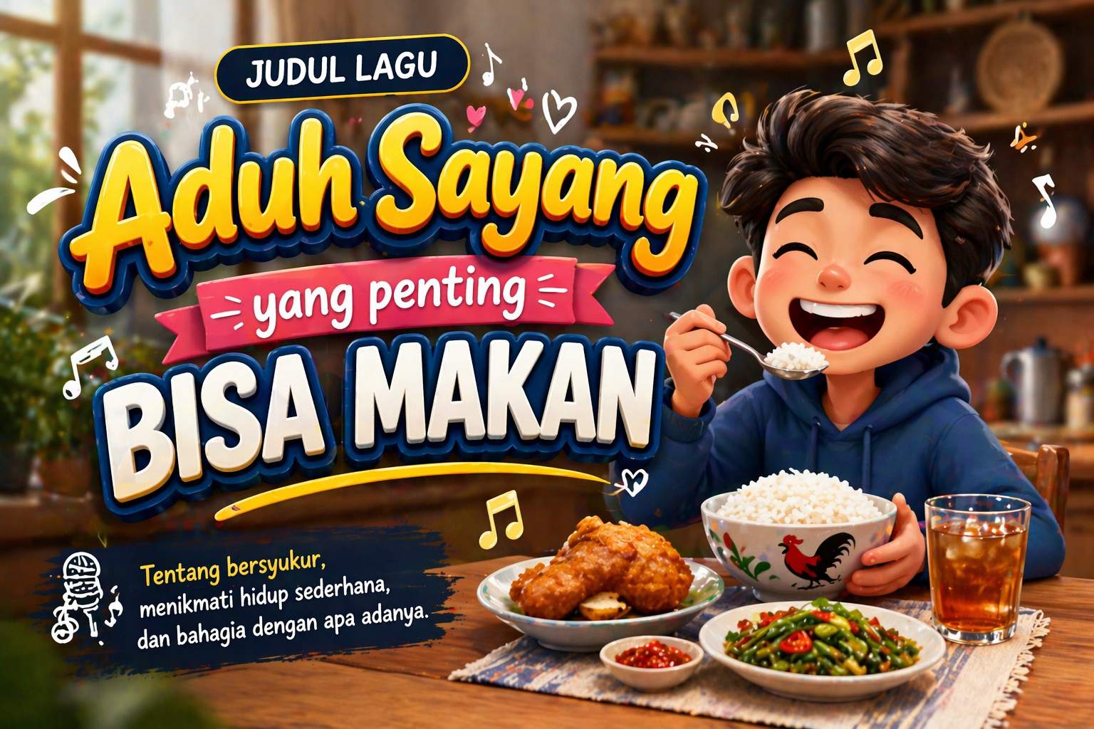 Judul Lagu Aduh Sayang Yang Penting Bisa Makan Viral