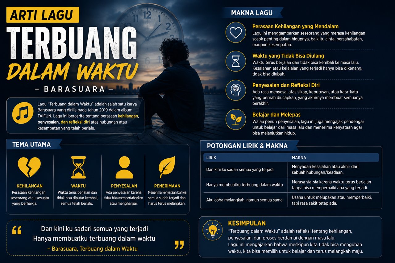 Arti Lagu Terbuang Dalam Waktu Penuh Makna