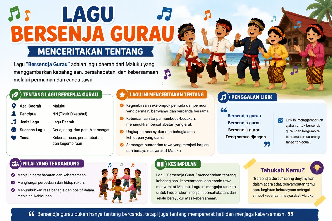 Lagu Bersenja Gurau Menceritakan Tentang Makna Hidup