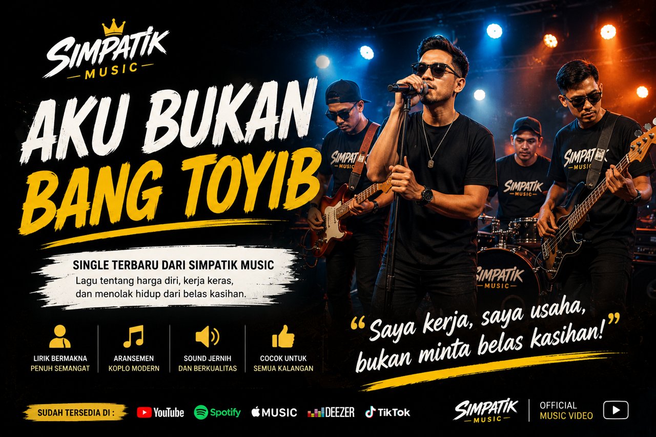 Simpatik Music Aku Bukan Bang Toyib Kini Viral Di Medsos