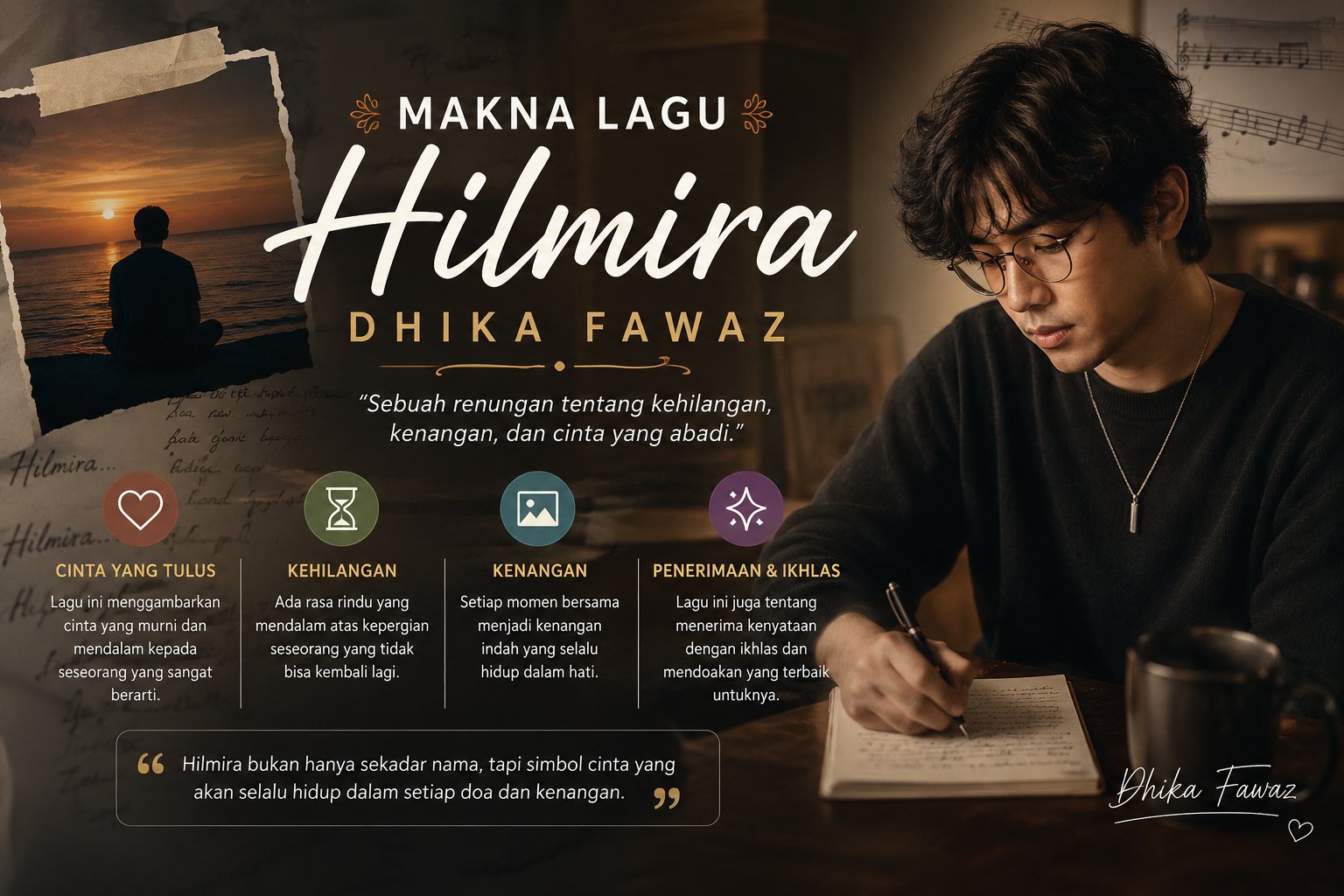 Makna Lagu Hilmira Dhika Ungkap Kisah Cinta Penuh Ketulusan