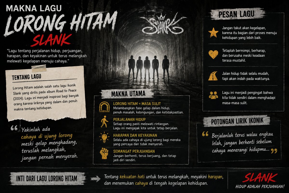Makna Lagu Lorong Hitam Slank Tentang Perjalanan Keluar