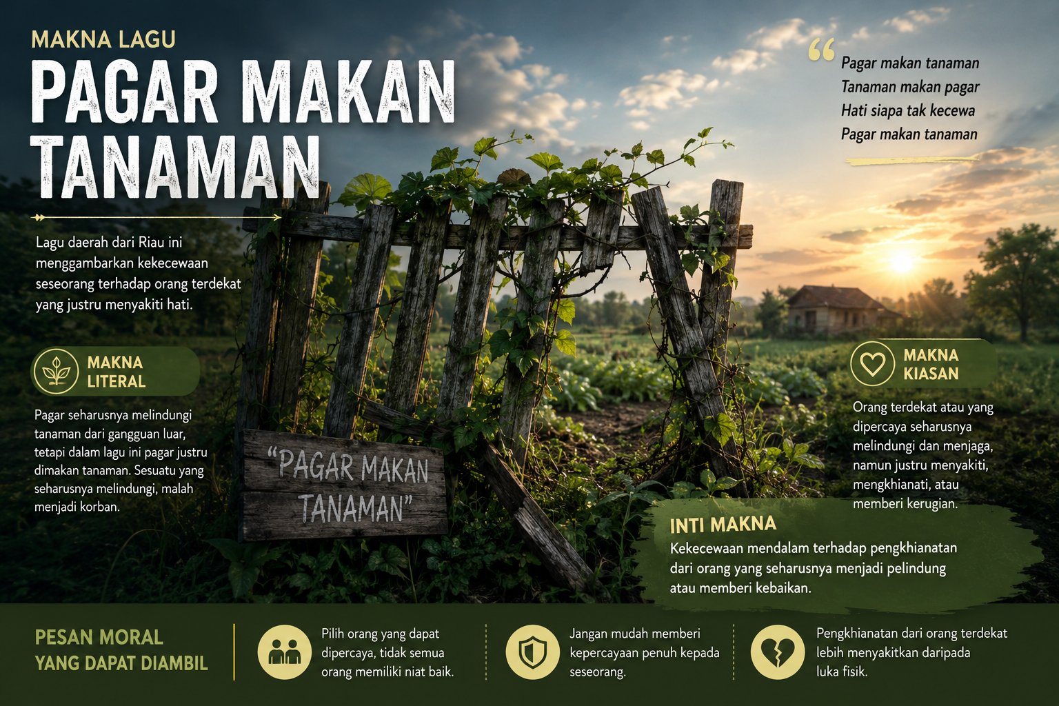 Makna Lagu Pagar Makan Tanaman Tentang Pengkhianatan
