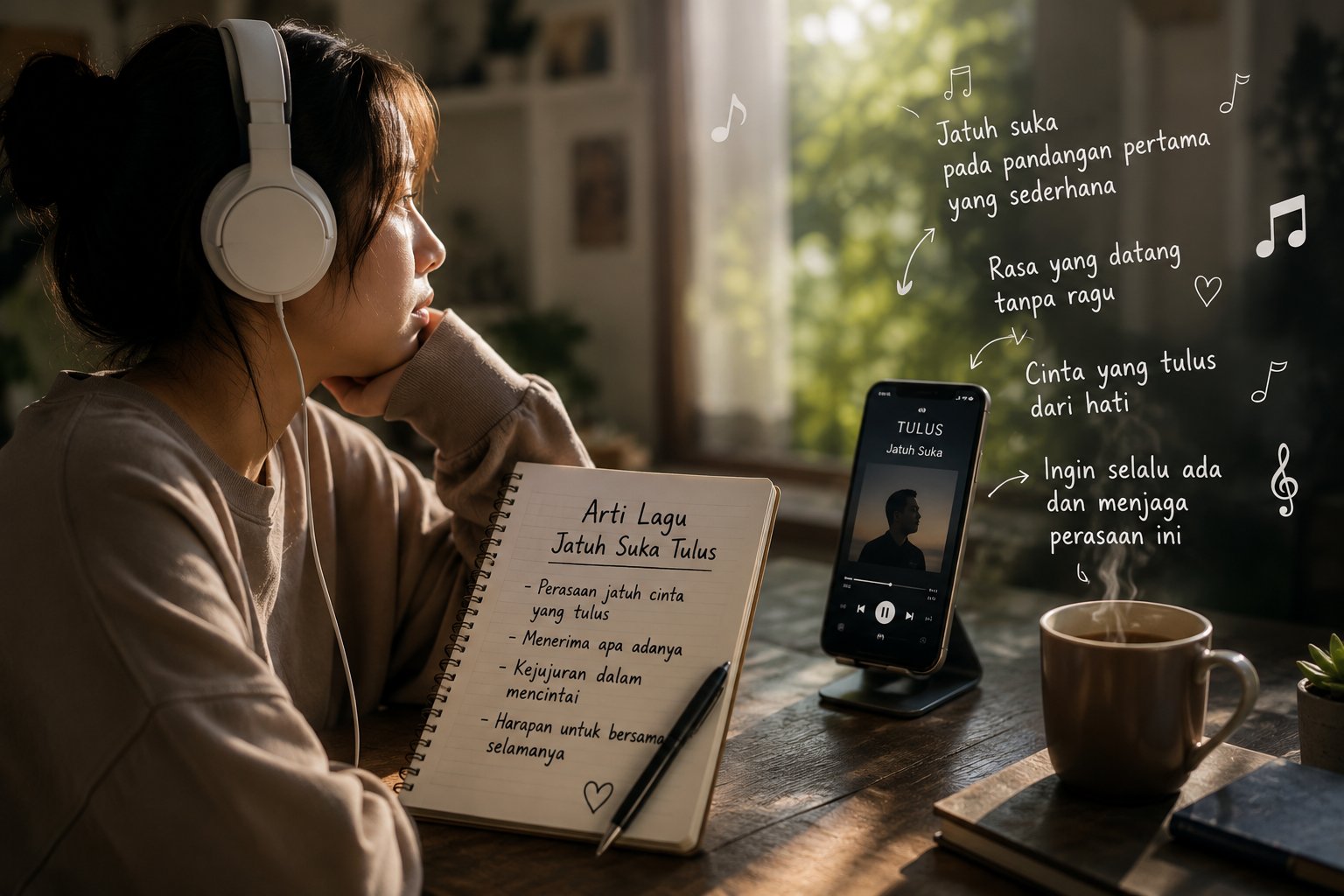 Arti Lirik Lagu Jatuh Suka Tulus Makna Cinta Sederhana