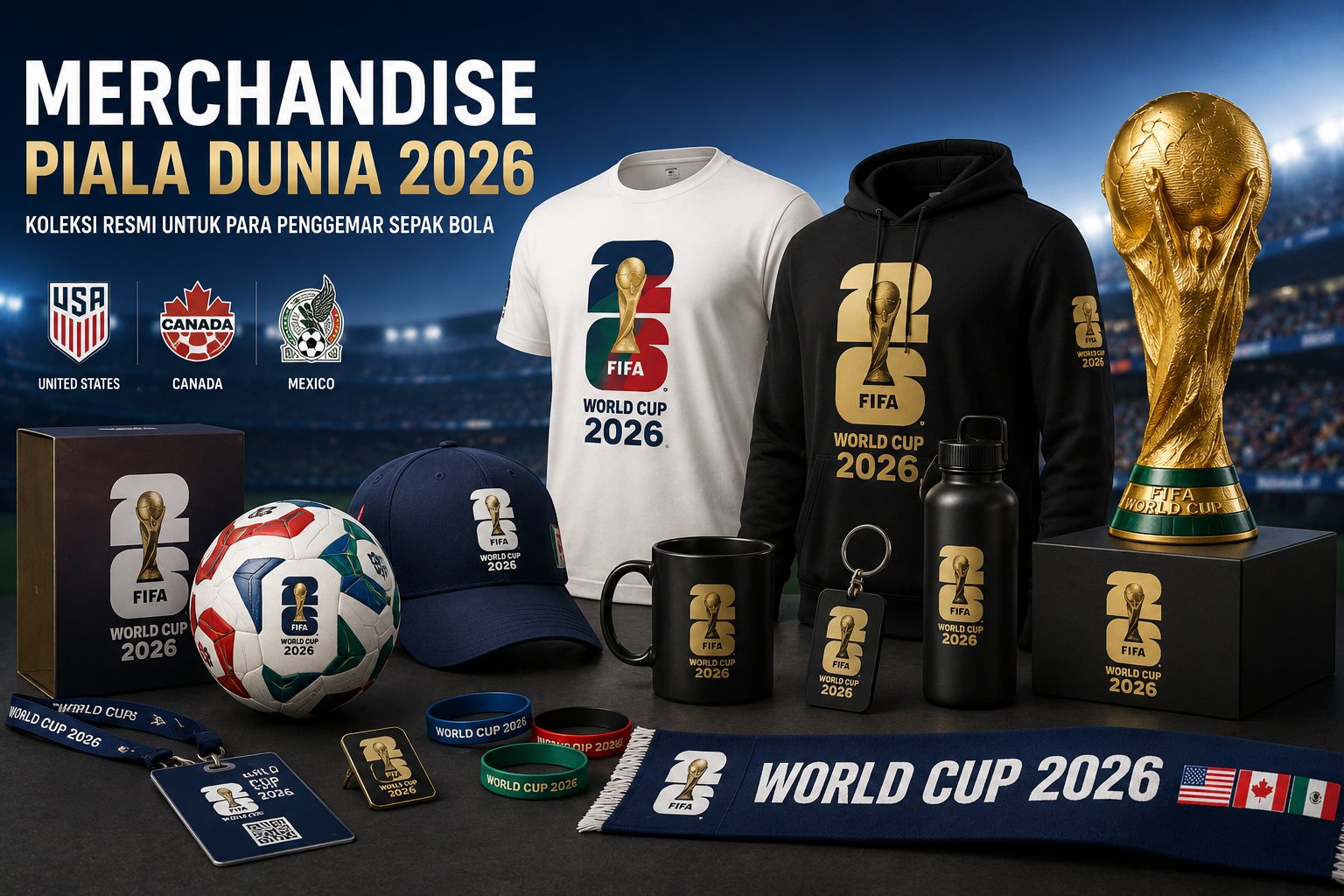 Merchandise Piala Dunia 2026 Jadi Buruan Fans Dunia